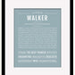 Frame Options | Powder Blue | Black Frame, Matted