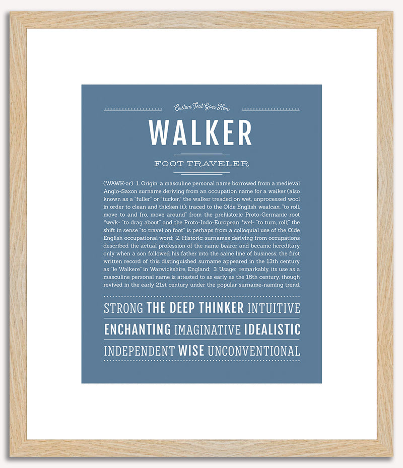 Walker | Name Art Print