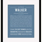 Frame Options | Steele Blue | Black Frame, Matted