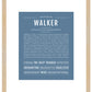 Frame Options | Steele Blue | Maple Frame, Matted