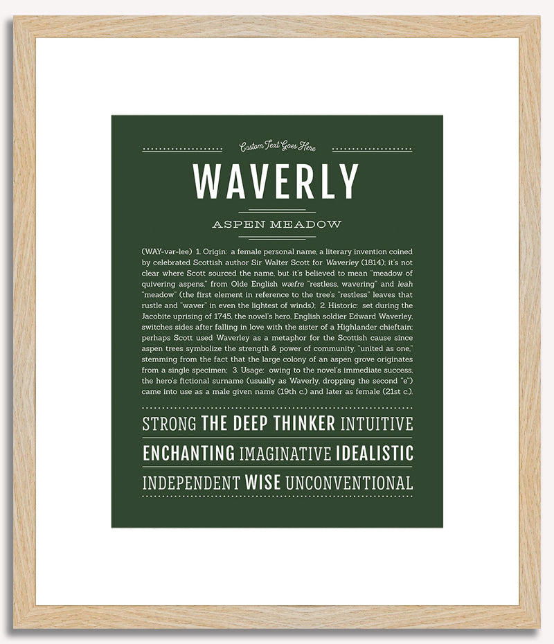 Waverly | Name Art Print