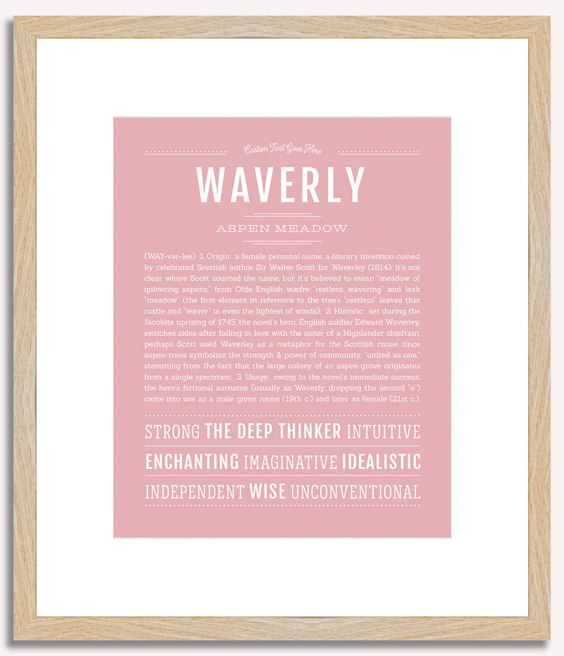 Waverly | Name Art Print