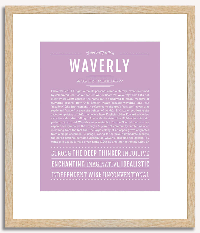 Waverly | Name Art Print