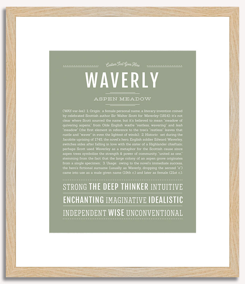 Waverly | Name Art Print