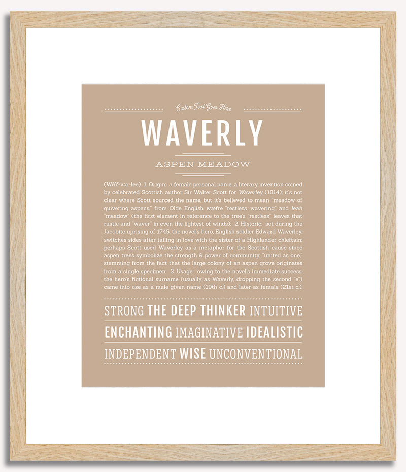 Waverly | Name Art Print