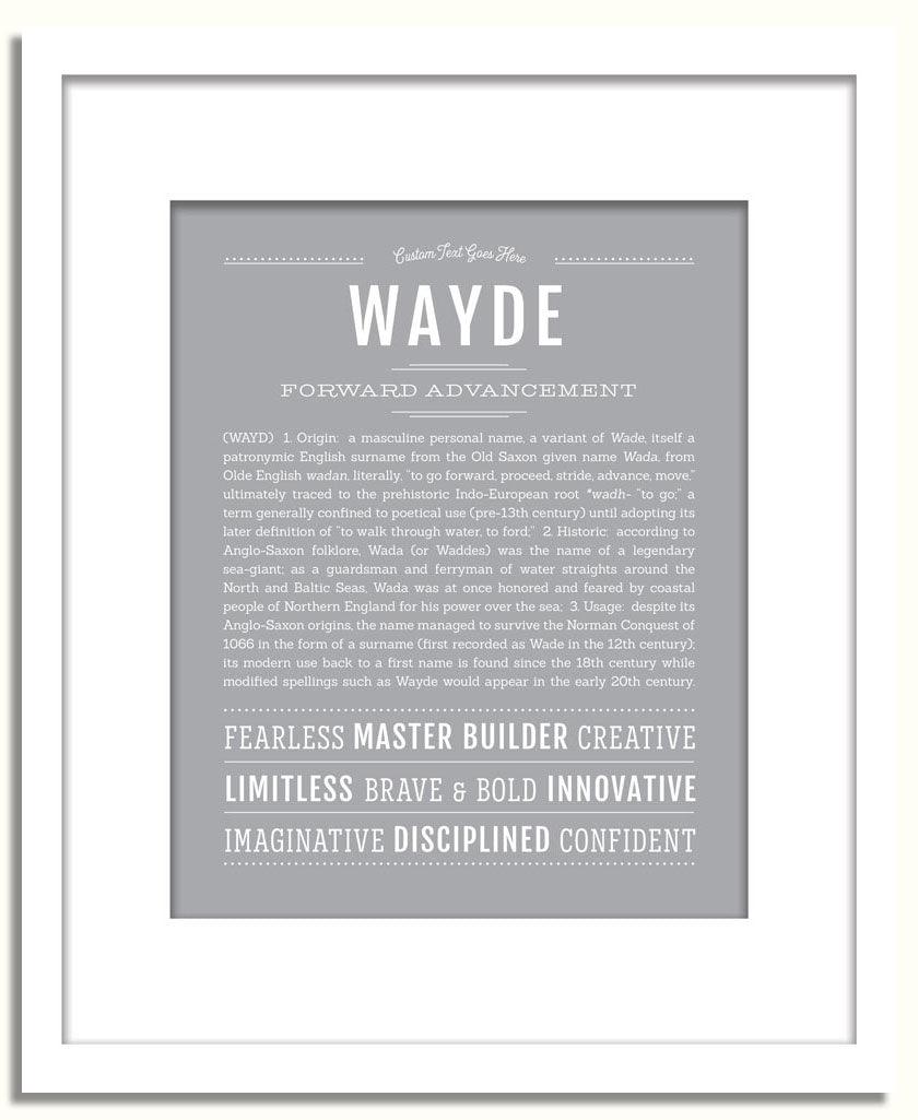 Frame Options | Light Gray | White Frame, Matted