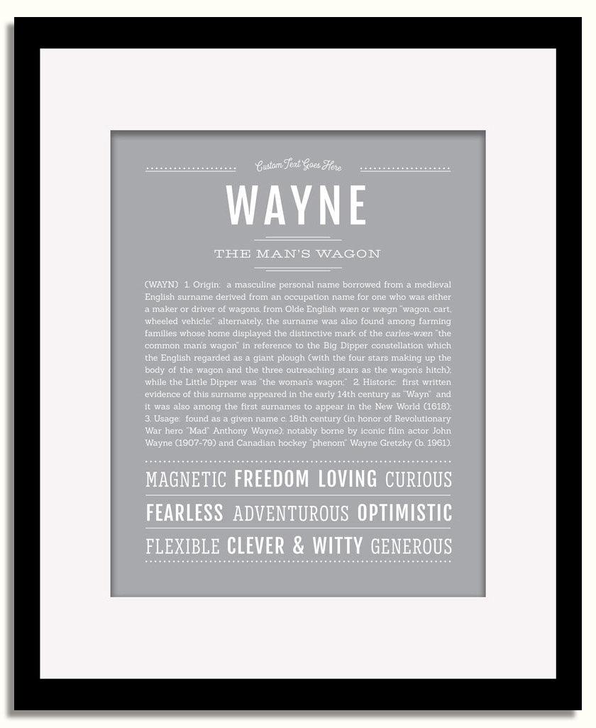 Frame Options | Sage | Black Frame, Matted