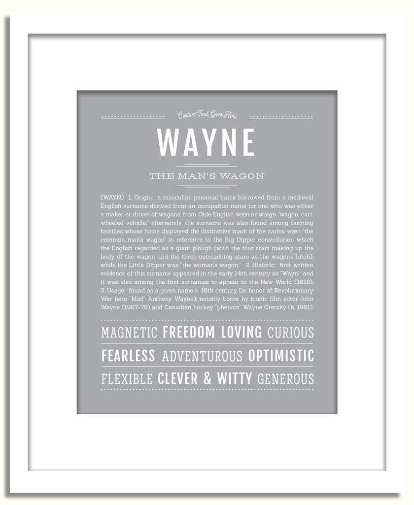 Frame Options | Light Gray | White Frame, Matted