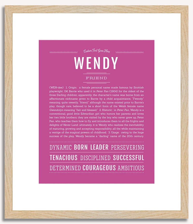 Wendy | Name Art Print