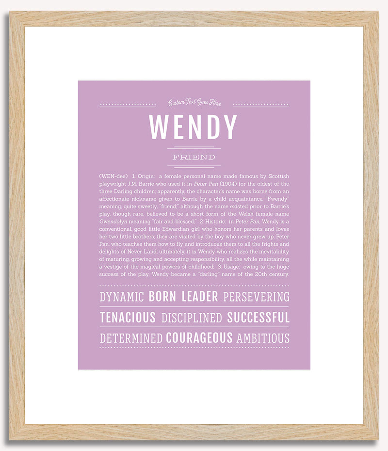 Wendy | Name Art Print