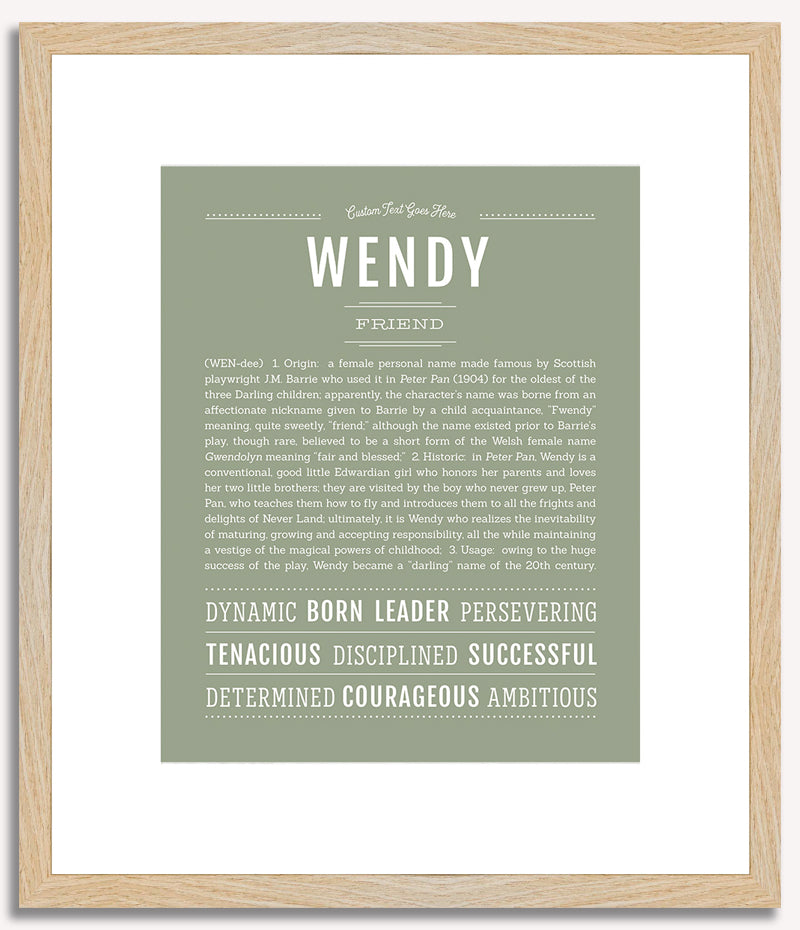 Wendy | Name Art Print