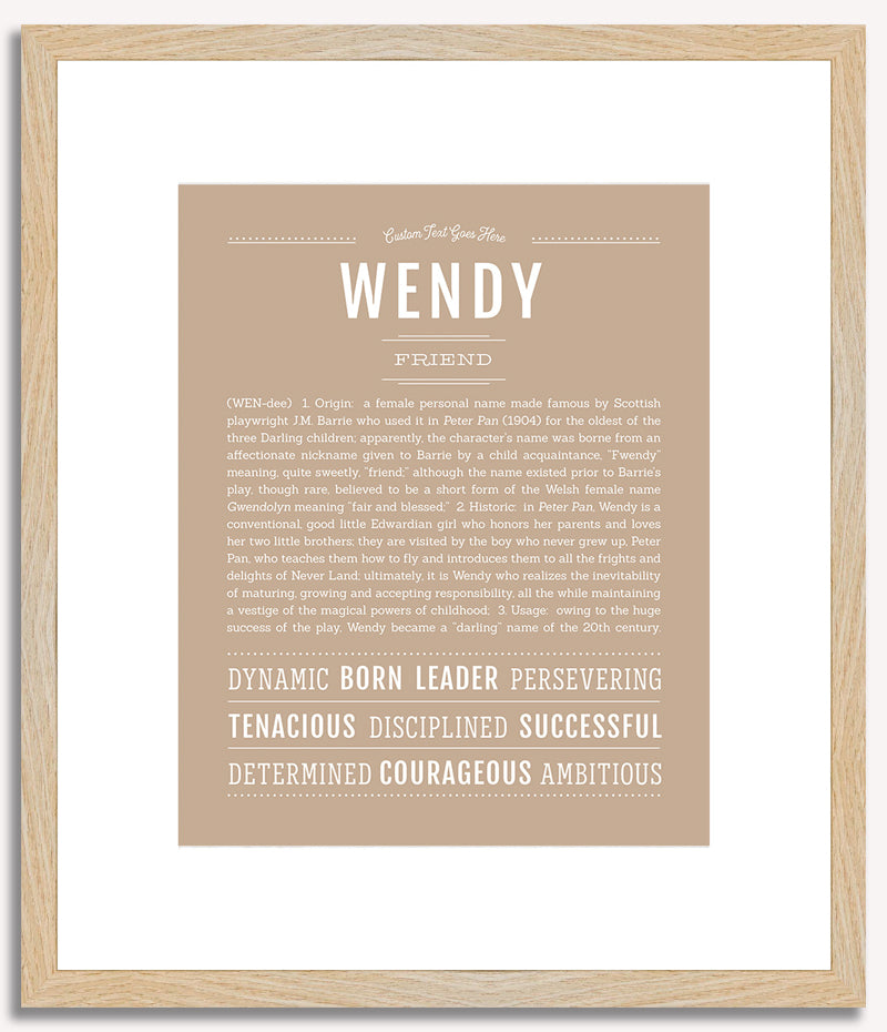 Wendy | Name Art Print