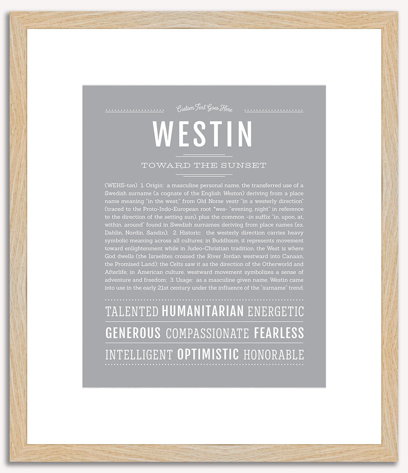 Westin | Name Art Print