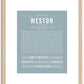 Weston | Name Art Print