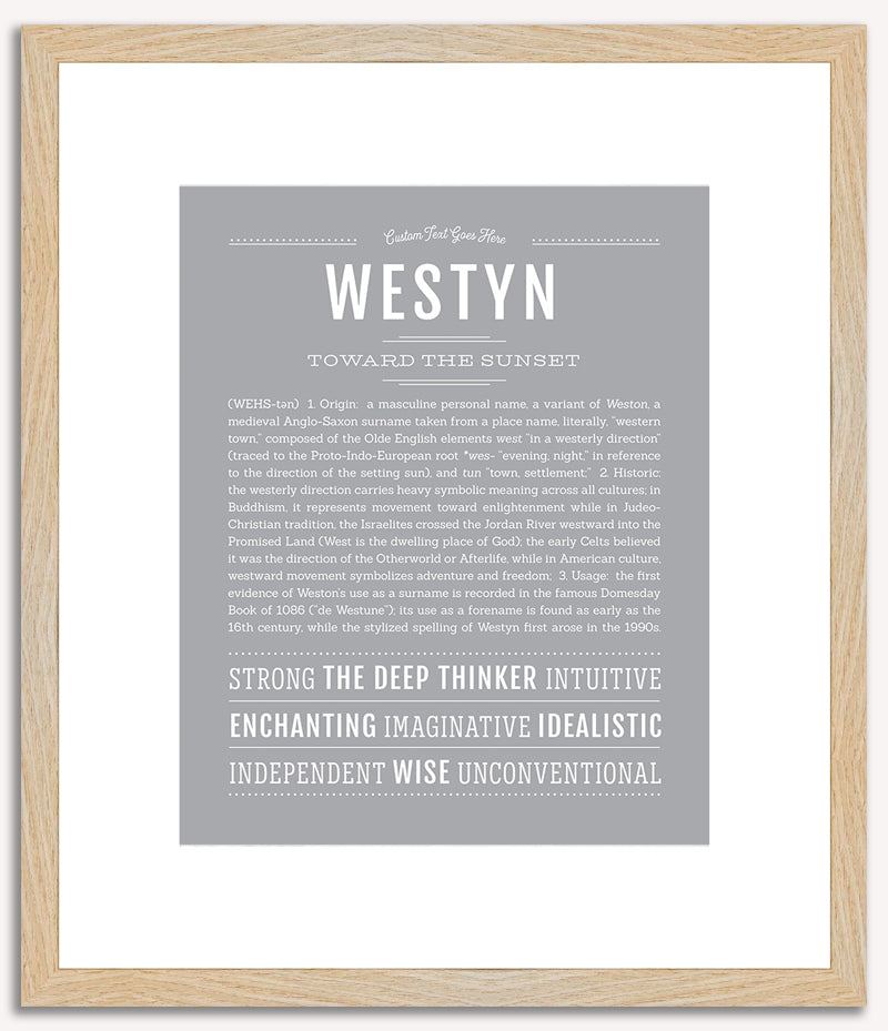 Westyn | Name Art Print