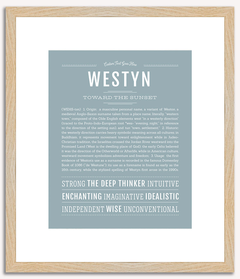 Westyn | Name Art Print