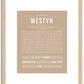 Westyn | Name Art Print