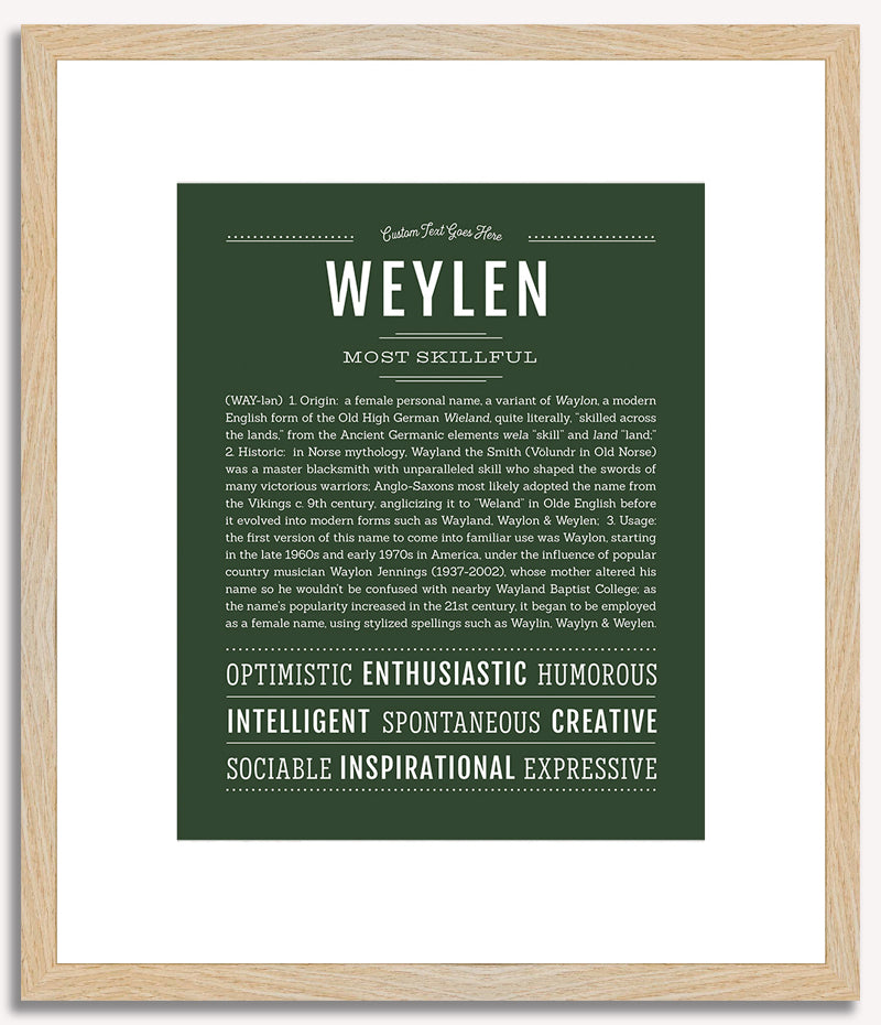 Weylen | Name Art Print