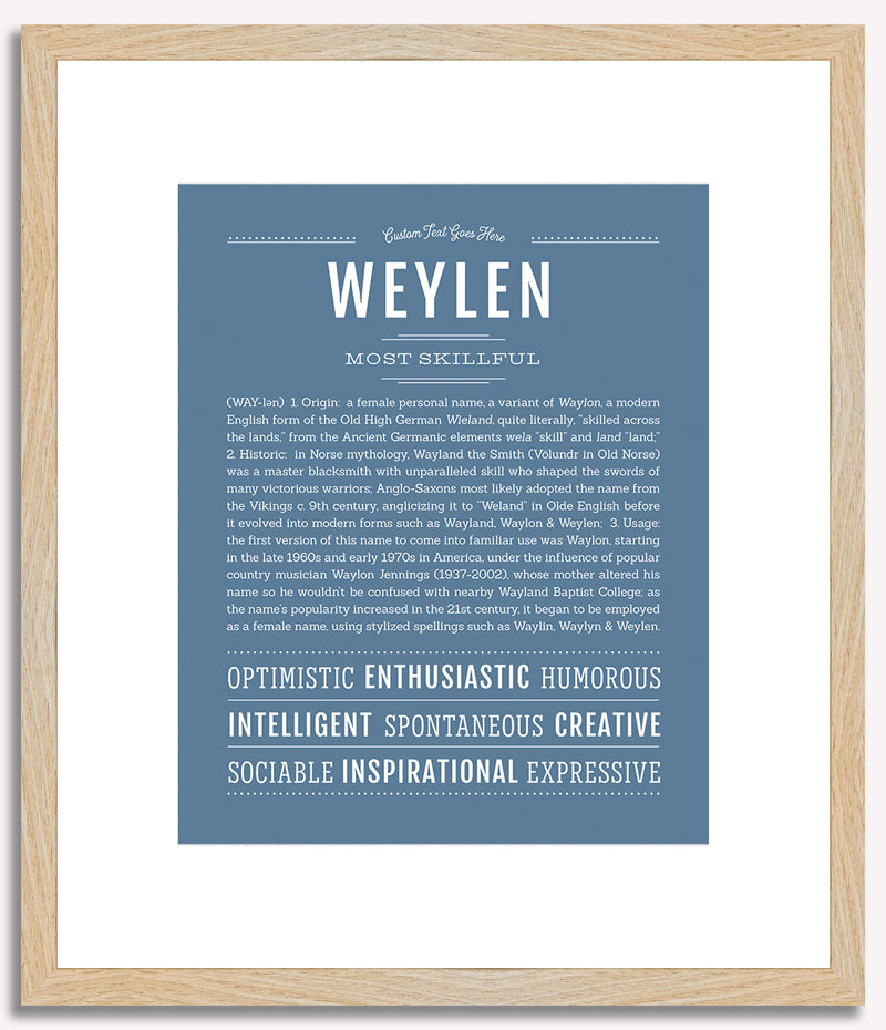 Weylen | Name Art Print