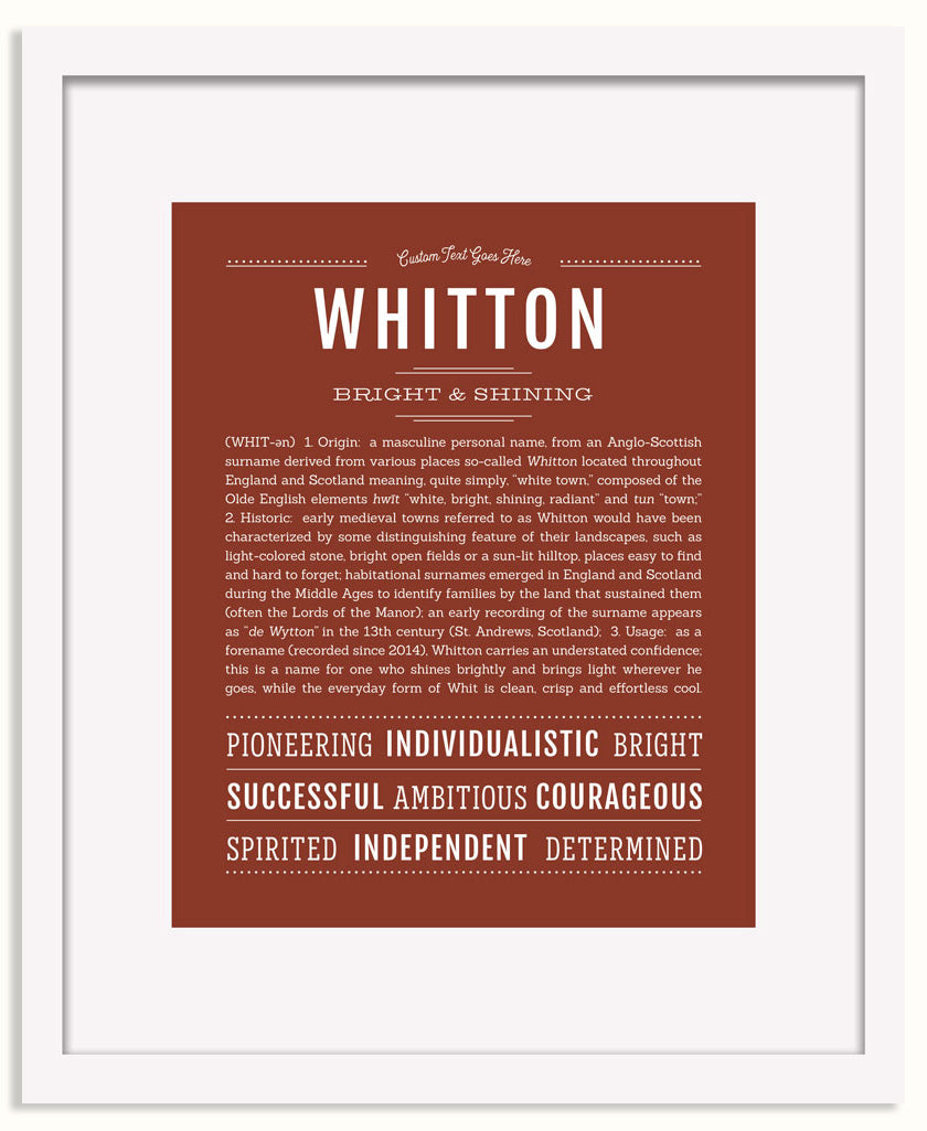 Frame Options | Bordeaux | White Frame, Matted