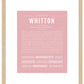 Frame Options | Dusty Rose | Maple Frame, Matted