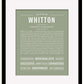 Frame Options | Sage | Black Frame, Matted