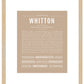 Frame Options | Tan | Maple Frame, Matted