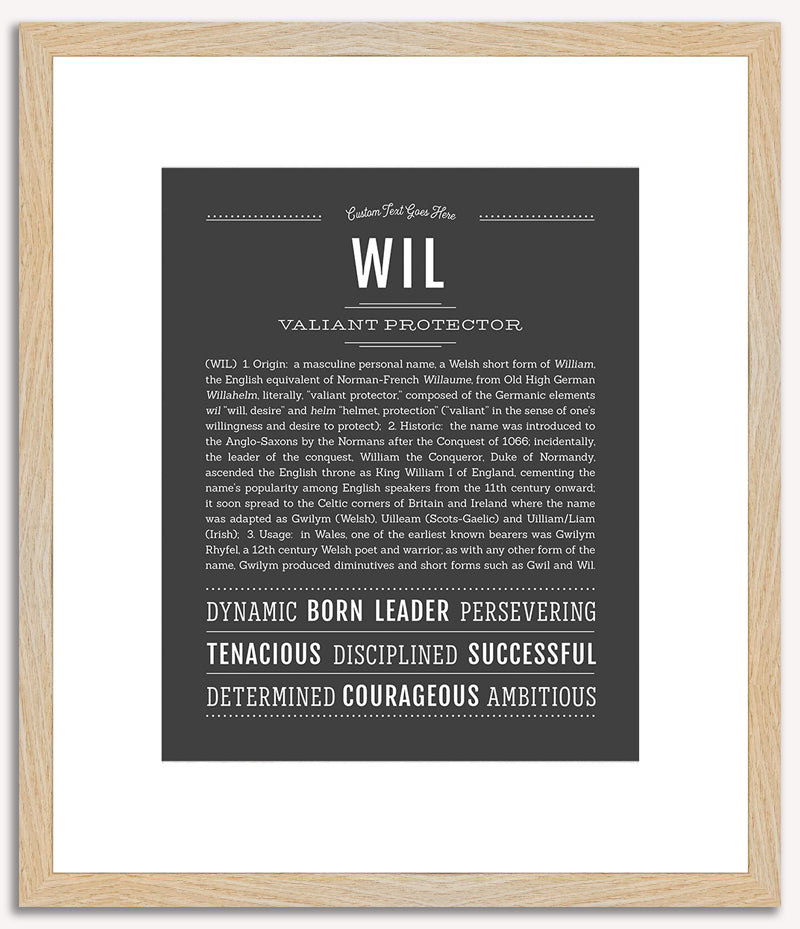 Wil | Name Art Print