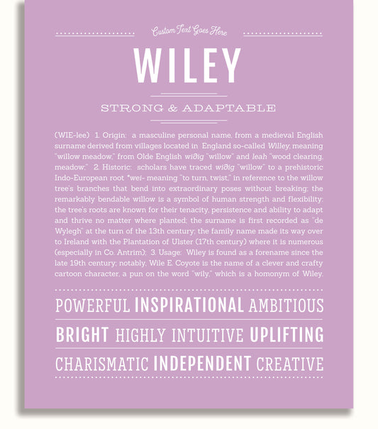 Frame Options | Lilac | No Frame