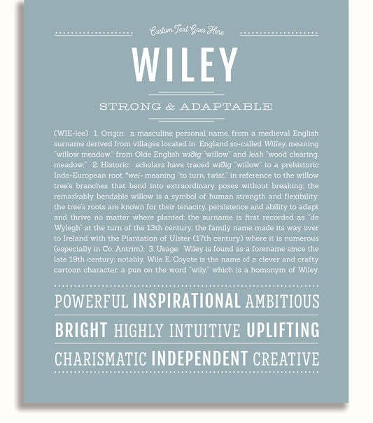 Frame Options | Powder Blue | No Frame