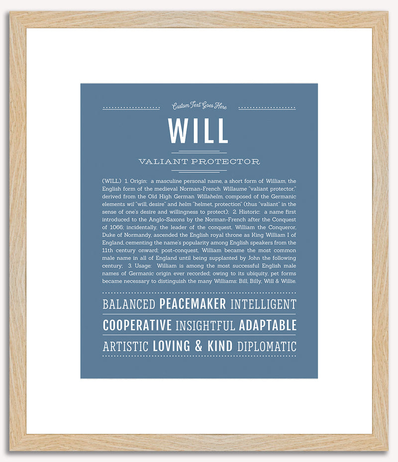 Will | Name Art Print