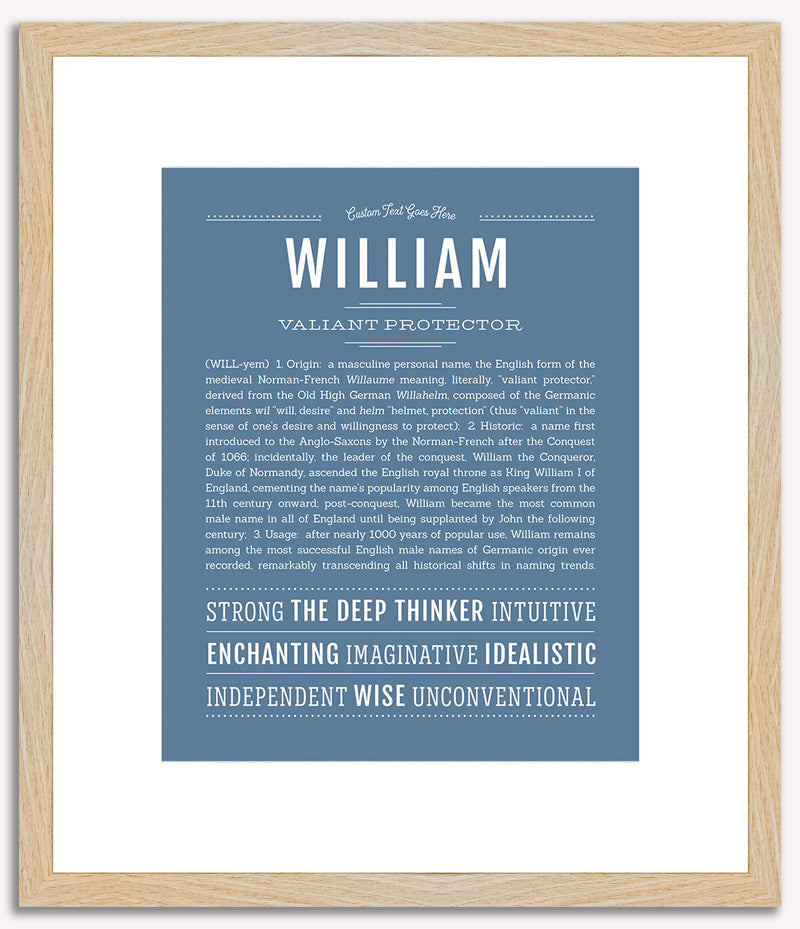 William | Name Art Print