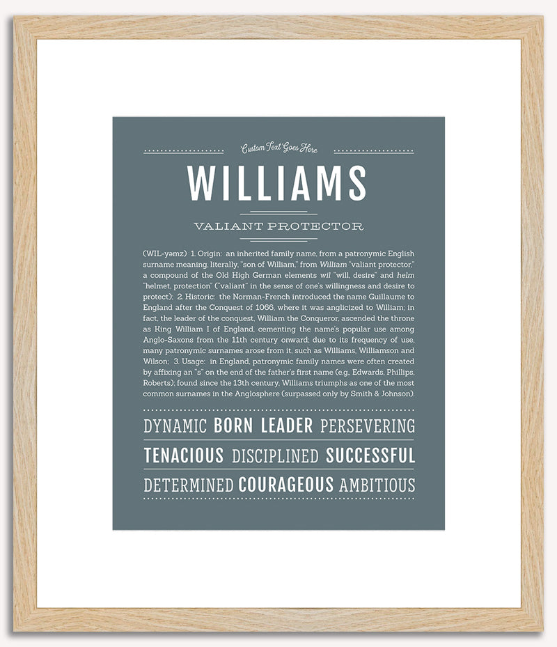 Williams | Name Art Print