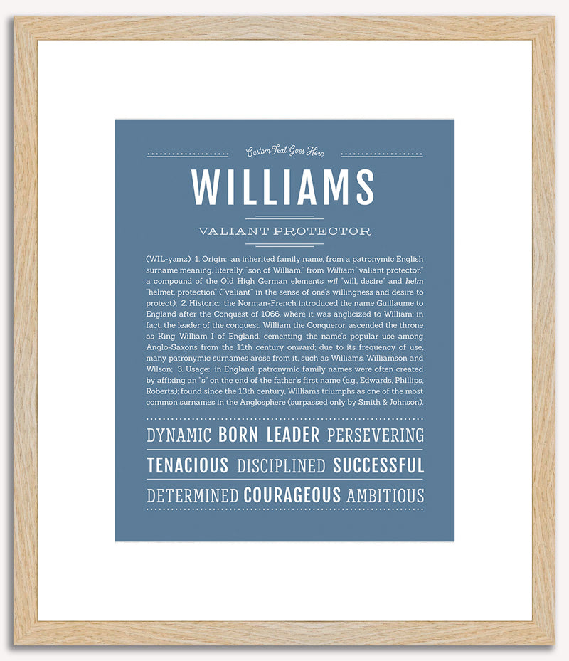 Williams | Name Art Print