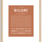 Williams | Name Art Print