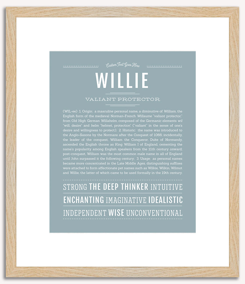 Willie | Name Art Print