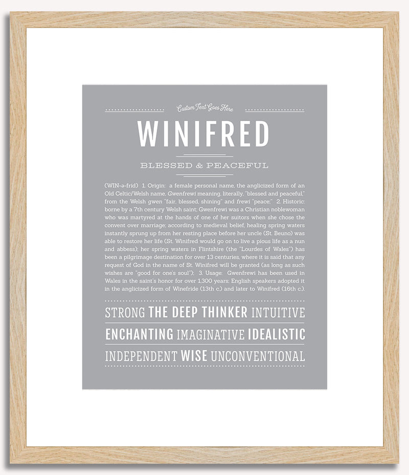 Winifred | Name Art Print