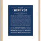 Winifred | Name Art Print