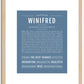 Winifred | Name Art Print