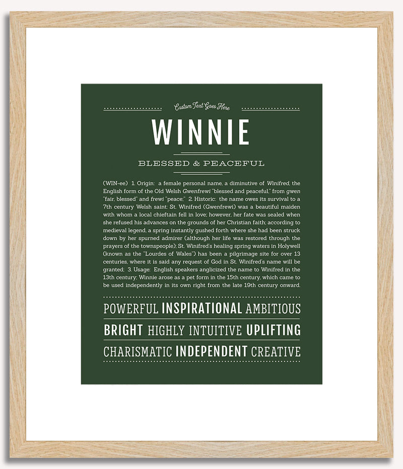 Winnie | Name Art Print