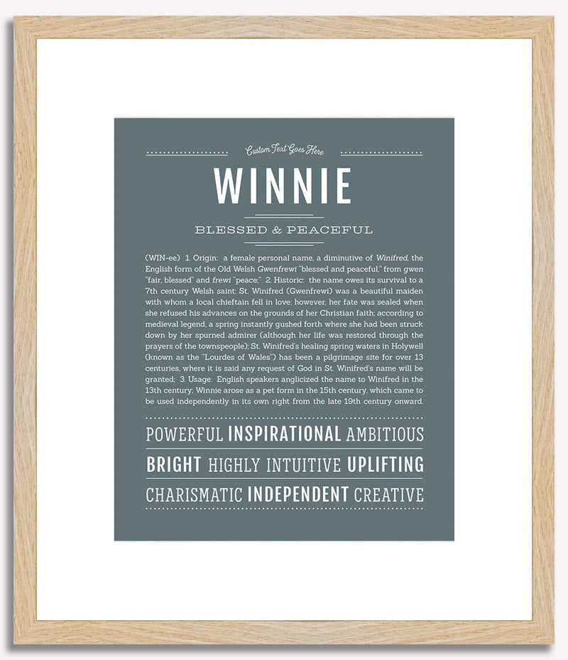 Winnie | Name Art Print