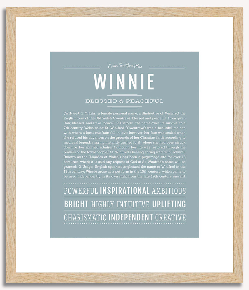 Winnie | Name Art Print