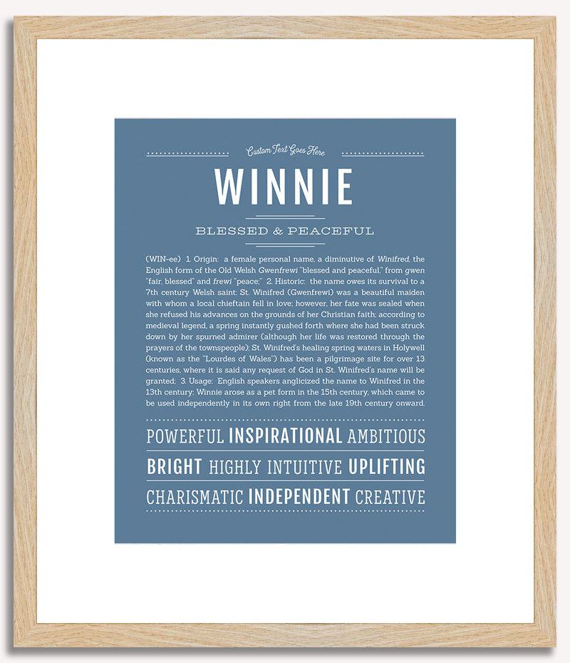 Winnie | Name Art Print