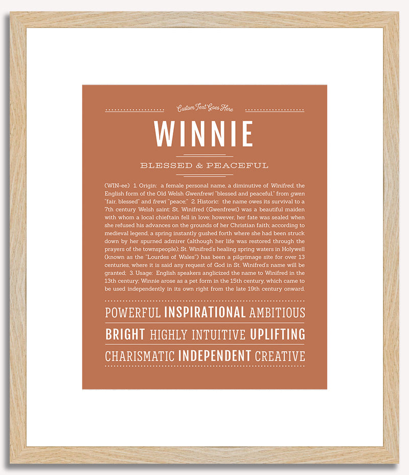 Winnie | Name Art Print