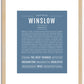 Winslow (male) | Name Art Print