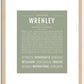 Wrenley | Name Art Print