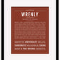 Wrenly | Name Art Print