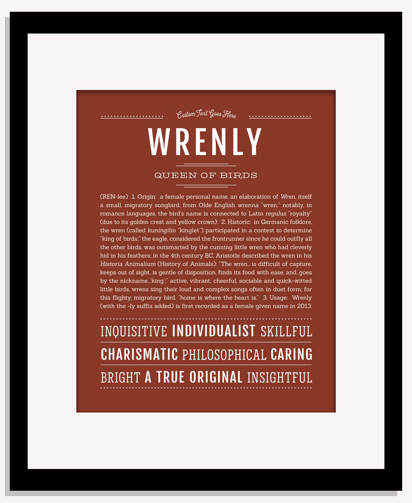 Wrenly | Name Art Print