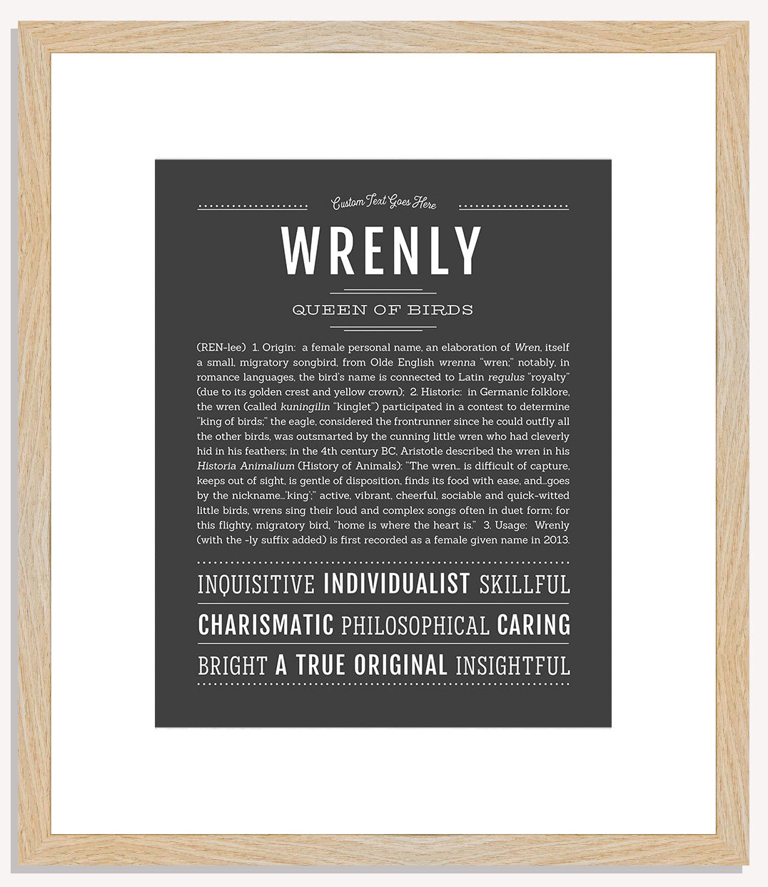 Wrenly | Name Art Print