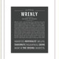Wrenly | Name Art Print
